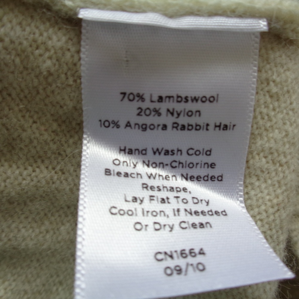 Talbots Wool Nylon Argyle Sweater Size Small - Picture 3 of 3
